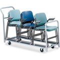 Raymond Products Folding/Stacking Chair Truck, 68"L x 23"W, All Steel 630**